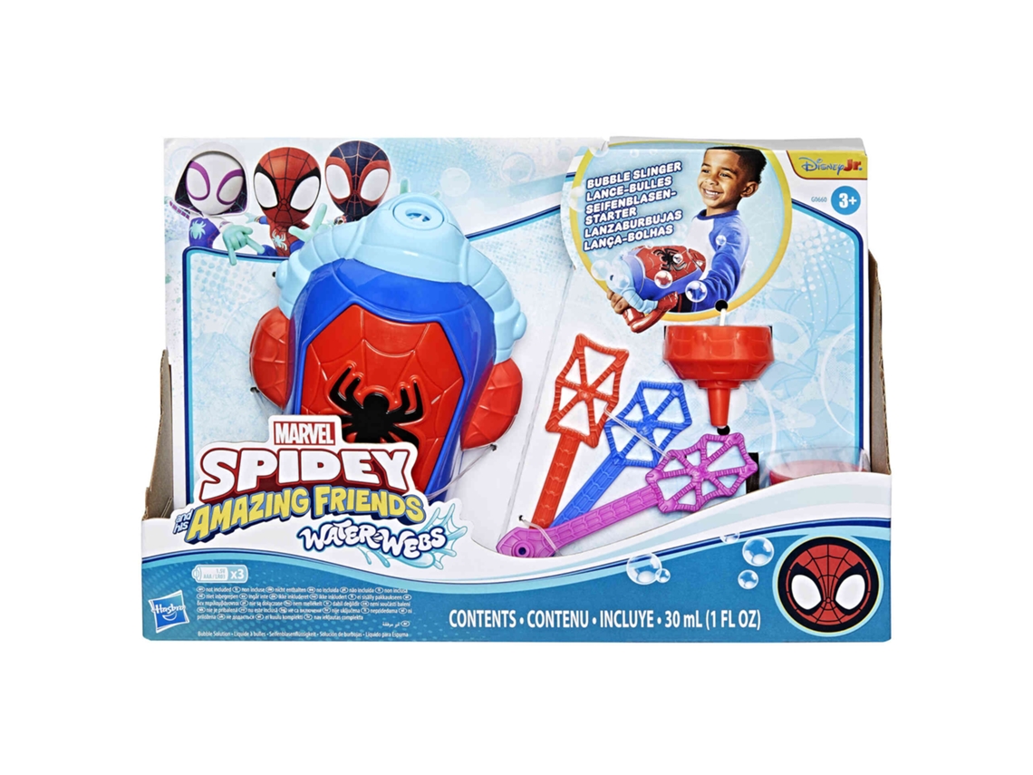 Spidey Waterwebs Lanzaburbujas Homem-Aranha