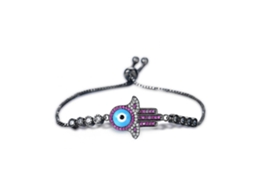Pulseira Ajustável Para Mulher Com Decoração De Zircão Jóia Delicada