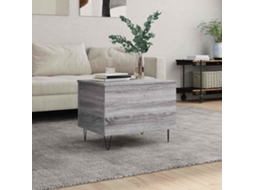 Vidaxl Mesa De Centro 60x44,5x45 Cm Derivados De Madeira Cinza Sonoma