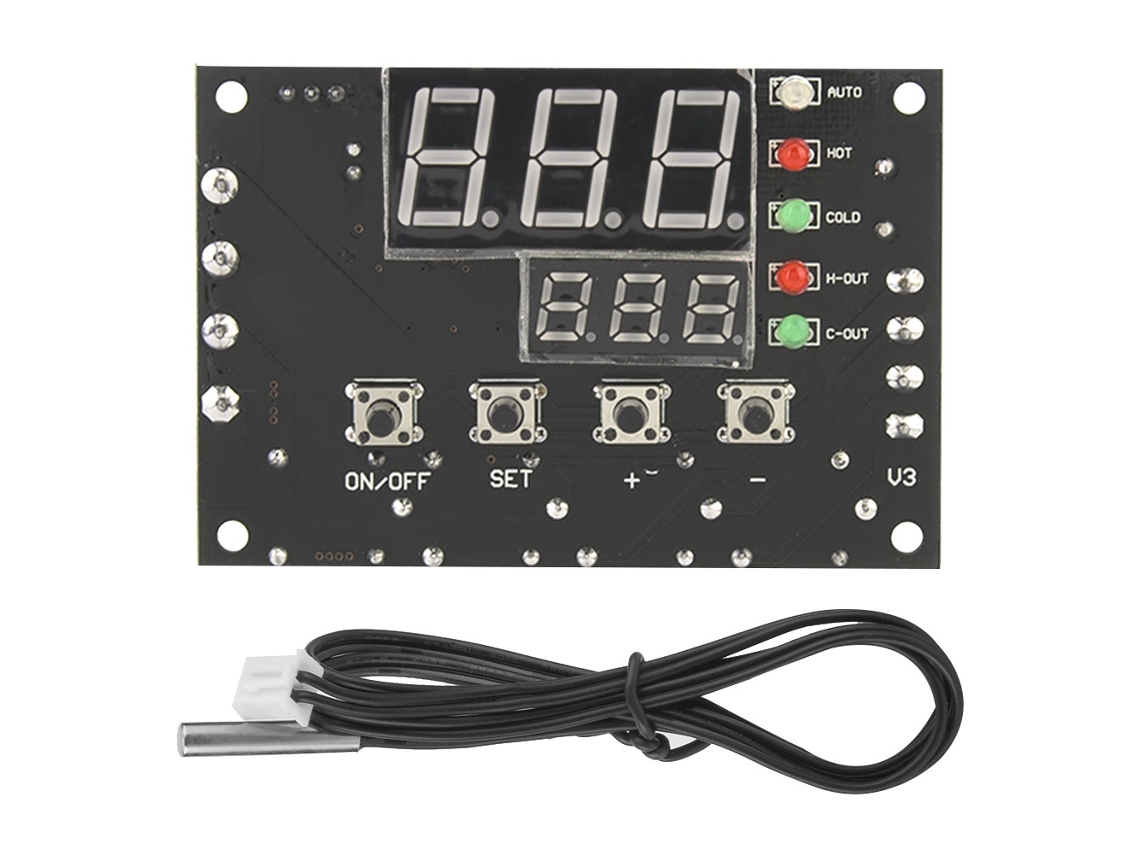 Controlador de Temperatura semicondutor aquecimento resfriamento comutação automática