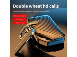 Fone de Ouvido Bluetooth Fone de Ouvido Sem Fio para Negócios com Gancho Mono EOOCOO (microfone com Cancelamento de Ruído Bluetooth 5.0)