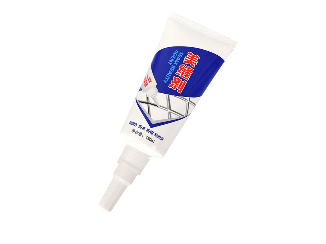 Selante Para Rejunte De Azulejos Laxiscreed 180ml Branco À Prova De Água E Mofo