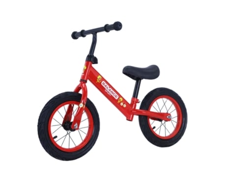 Bicicleta de Equilíbrio BEUNIK para Criança (Idade Mínima: 2 Anos - Vermelho)