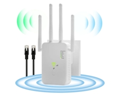Wifi Booster 2024 Wifi Extender Wifi Range Extender 1200mbps Wireless Signal Booster Booster 2.4 Dual Band 4 Antenas 360 Cobertura Total Yizhood