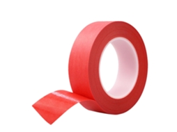 Tofficu 3 Rolos de Fita Adesiva Vermelha Resistente a Altas Temperaturas, Fita de Papel para Pintura e Artesanato, Ideal