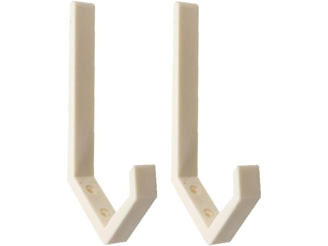 Cabideiro De Parede Com 2 Ganchos Para Capacete, Organizador De Roupas, Fácil Instalação, Ideal Para Garagem