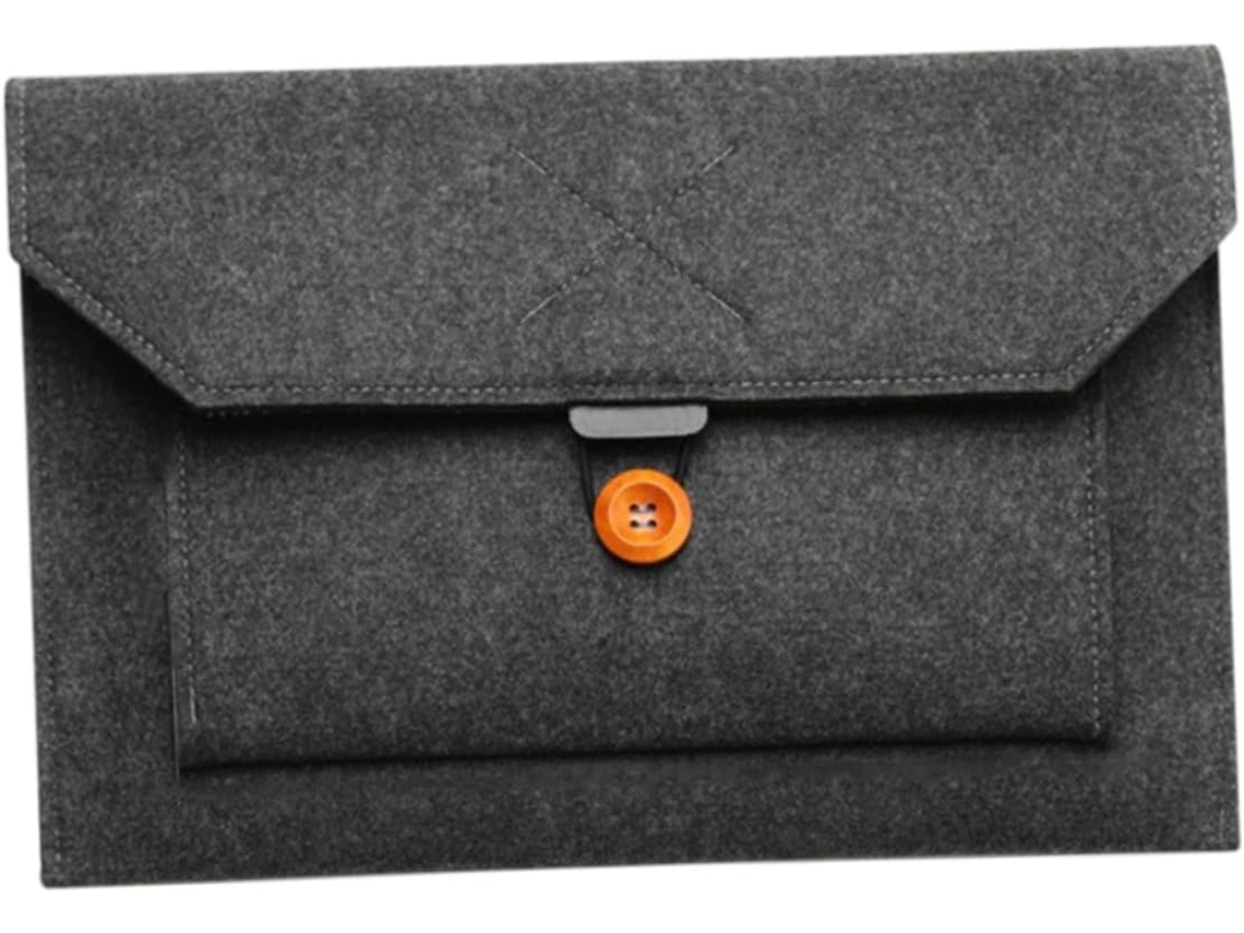 Capa De Feltro Rosa Para Laptop, Bolsos Para Mouse, Carregador De Celular, Cabo De Dados Slowmoose