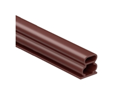 Kit Com 2 Tiras De Espuma Epdm Em Formato De I, 1 M Cada, Para Vedação De Portas Com Vãos De 7,5 A 9,5 Mm, Autoadesivas, Cor Marrom
