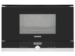 Micro-ondas Encastre SIEMENS BE634LGS1 (21 L - Com Grill - Preto)