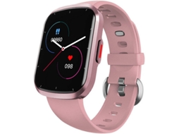 Relógio Inteligente Tecido Cheia Monitoramento Inteligente de Frequência Cardíaca Monitoramento de Oxigênio Sem Sangue Bestvite Relógio Esportivo (rosa)