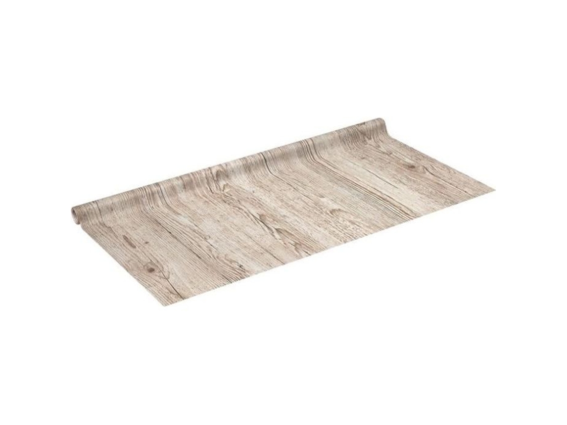 Adesivo Light em rolo de madeira de pinho Aurelio 2m x 67,5cm DC Fix