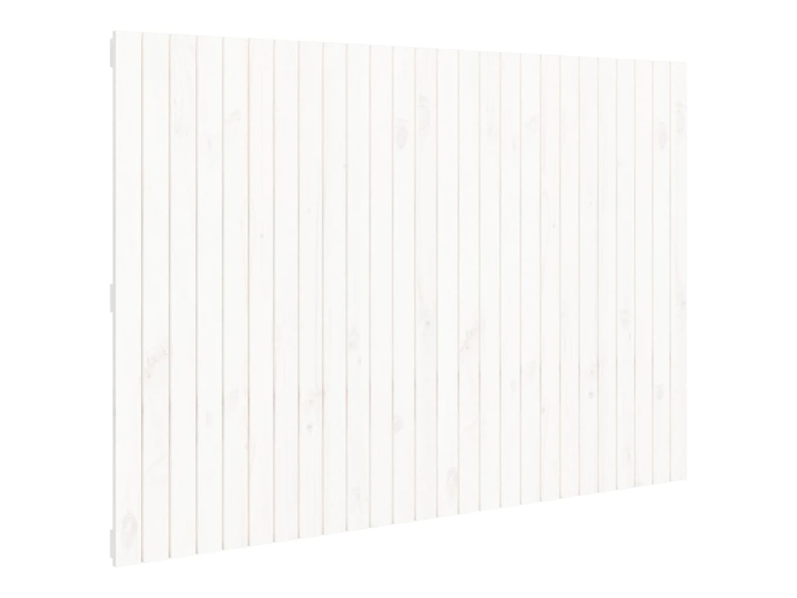 Cabeceira de Parede MAISON EXCLUSIVE em Madeira de Pinho Maciça Branco (166x3x110 cm)