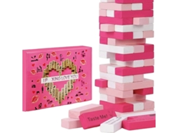 Laxiscreed Blocktower Jengagame Para Casal - Presente Divertido De Natal