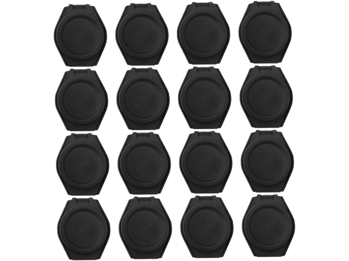 Conjunto De 16 Peças De Protetor De Câmera Deslizante Para Privacidade Em Laptops, Tablets E Smartphones, Trava De Segurança Preta. Gokoco