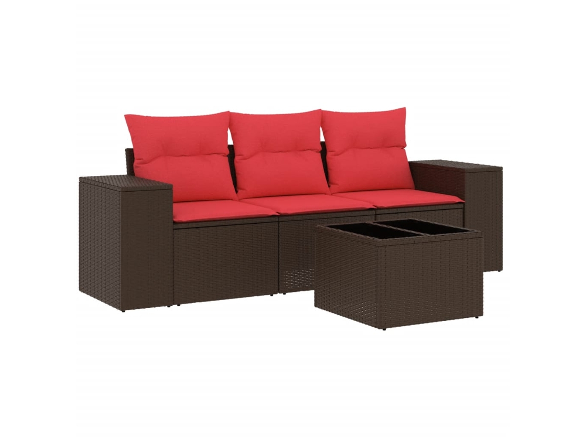 Mesa com Armário Madeira Engenheirada MAISON EXCLUSIVE