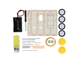 Ats kit de Robot de Gusano Que Se Arrastra Diy para Estudiantes, Juguete Educativo de Experimentos Científicos
