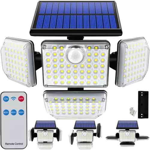 Lâmpada Solar de Porta com 181 Leds GLOBAL7 SLR2