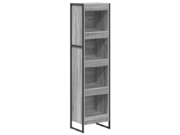 Gabinete de Livros Cinza Sonoma 80 X 30 X 155 Cm MAISON EXCLUSIVE