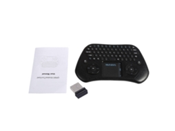 Teclado De Controle Remoto Sem Fio Measy Gp800 Com Mouse Aéreo E Touchpad 2.4ghz.