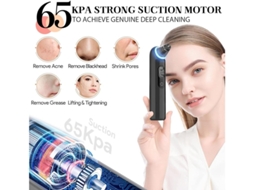 Removedor De Cravos Pore Vacuum Limpador De Poros Faciais Atualizado Com Luz Azul Extrator Elétrico De Cravos E Comedões Para Mulheres E Bestvite