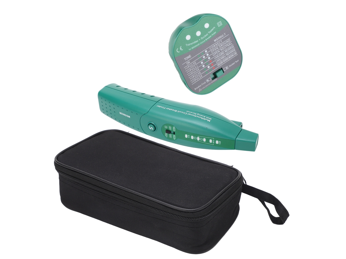 Testador De Tomada E Localizador De Disjuntor Automático Hisitek Ms5902