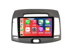 Auto Rádio Carro Bluetooth Autoradio 8GB RAM 128G ROM CarPlay Navegação GPS Ecrã Táctil RoverOne para Hyundai Elantra 4 HD 2006-2012  