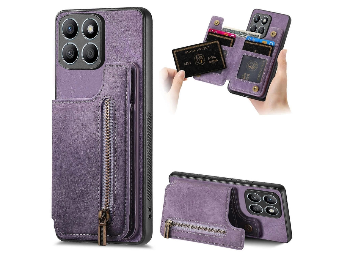 Capa Carteira Retrô Para Celular Honor X8b