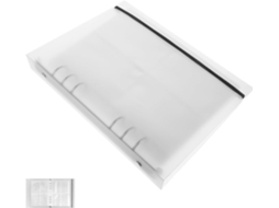 Magiclulu Camadas Transparentes para Álbum de Fotos A5, 25 Folhas Individuais, 200 Compartimentos, Suportes para Fotos em Plástico PP