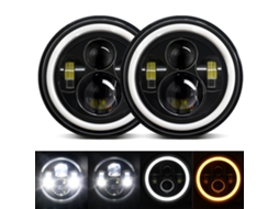 2pcs 7 Inch 140w 6000k Led Headlight For Jeep Wrangler Hummer Chevy Ford