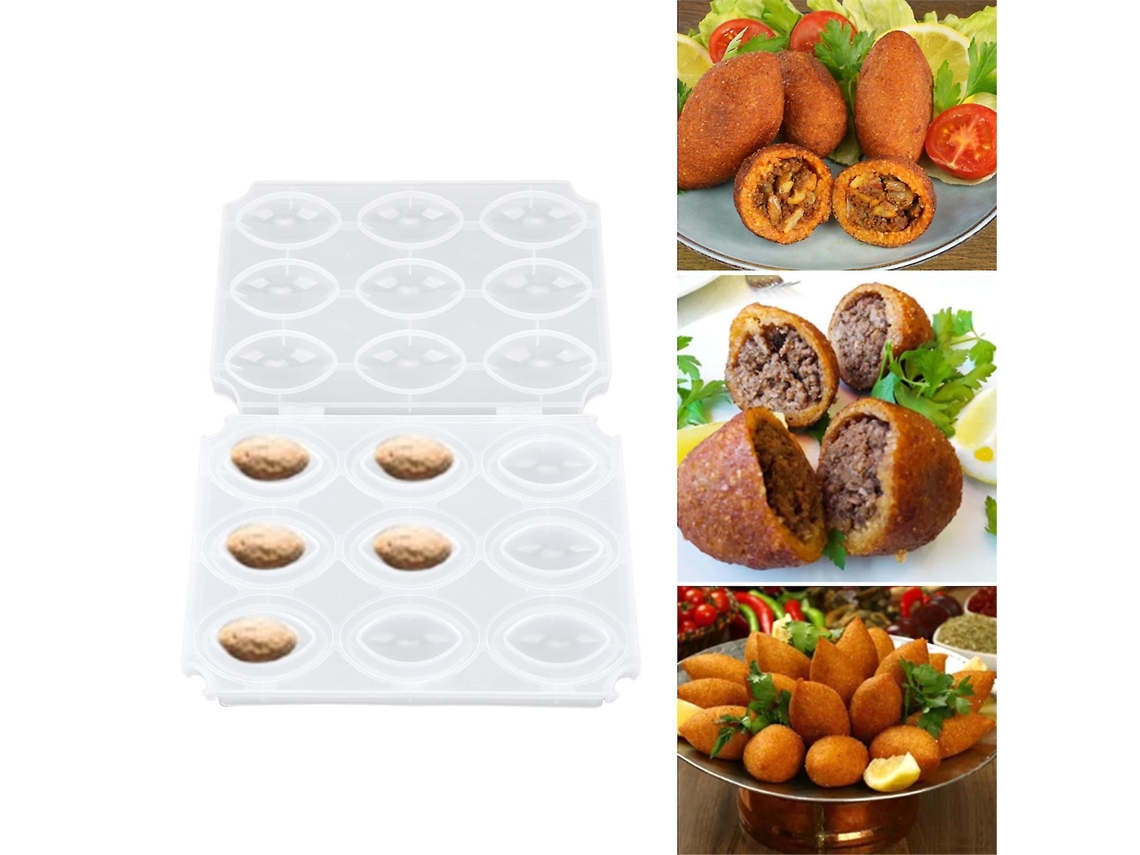 Molde Para Kibbeh E Almôndegas Com 9 Compartimentos