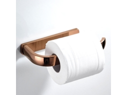 Suporte para Papel Higiênico em Cobre para Banheiro BRILVIBERA