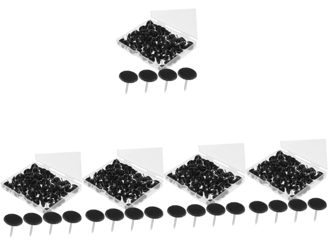 5 Conjuntos De Tachinhas Pretas Para Mapa, Decorativas Quadros