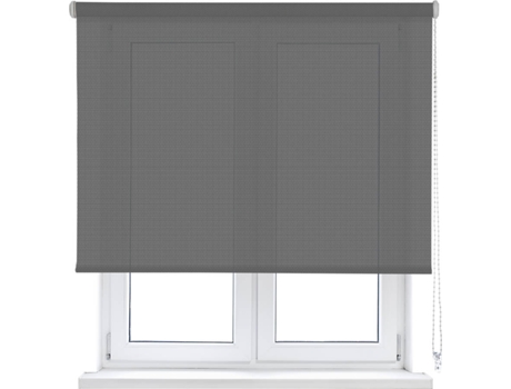 Estor de Rolo VIEWTEX Screen Vtx10 Pérola (Cinzento - Poliéster, PVC - 120x190 cm)