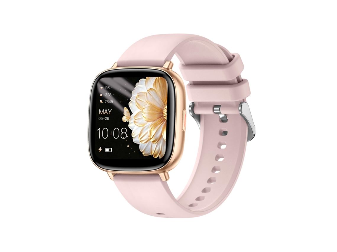 Smartwatch Bisbisous Ecrã 1,72 Polegadas 100+ Modos Desportivos Ip68 Rosa