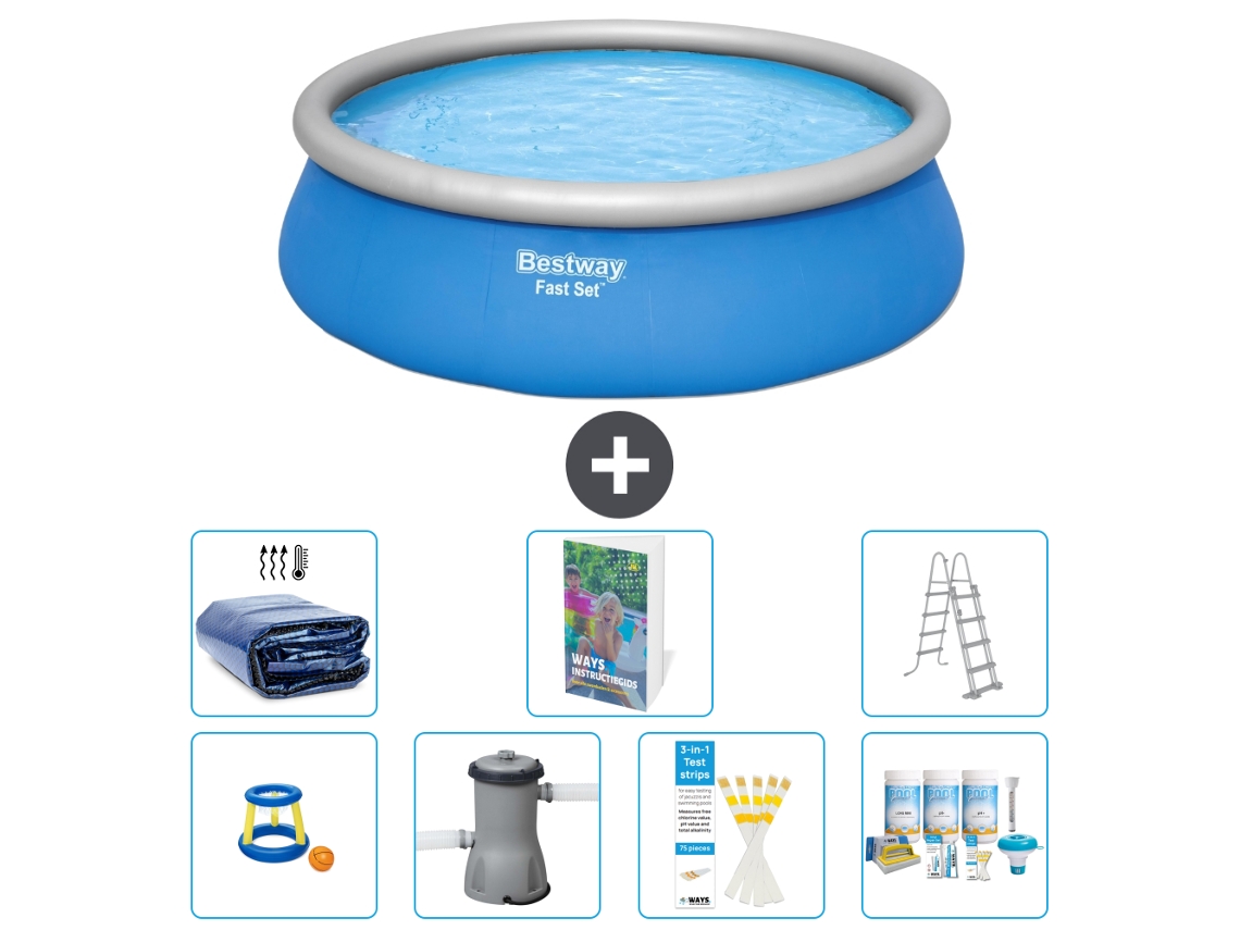 Bestway Piscina Bestway Fast Set Redonda - 457x122 Cm - 8-peças S456