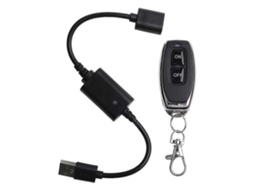 Controle Remoto Sem Fio Usb Dc5v 433mhz Com Interruptor Liga/desliga Para Fita De Led, Luminária De Leitura E Ventilador.