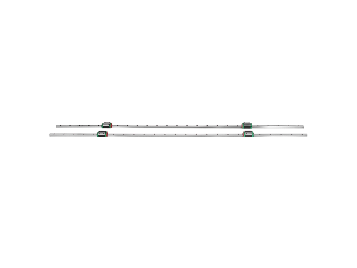 2 unidades de trilho linear 1500mm com 4 blocos S/MARCA