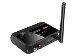 Receptor Digital Bluetooth 5.3 Com Adaptador De Fibra Óptica E Coaxial, Compatível Com Reprodução De Discos Usb E Mp3.