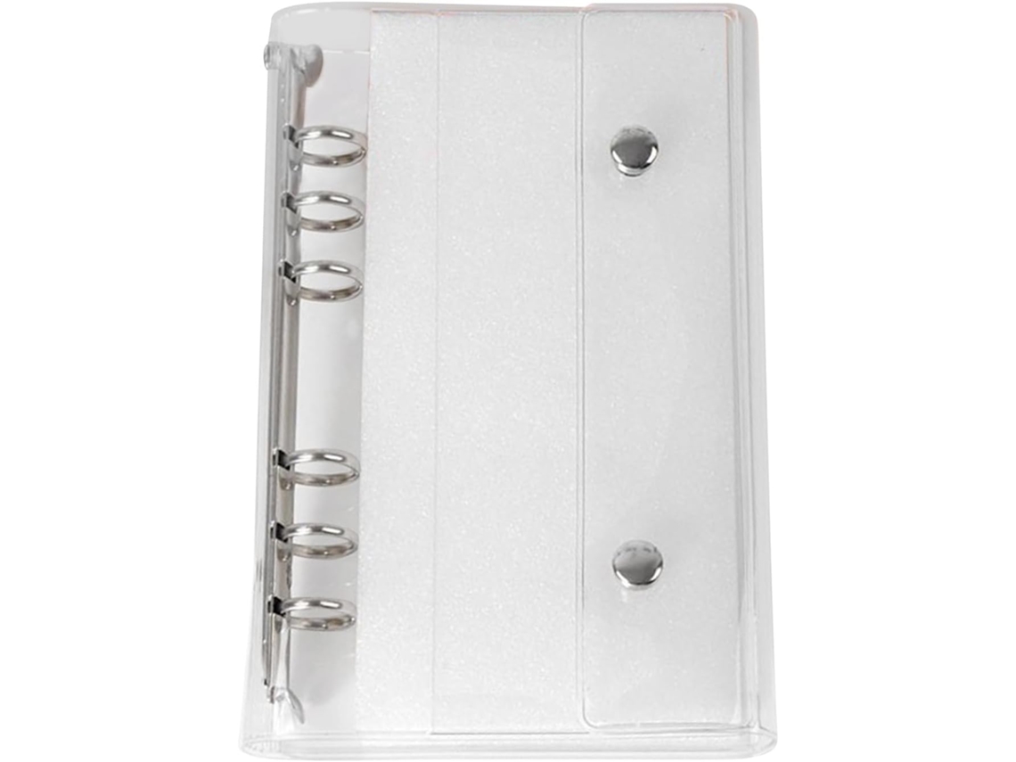 Pasta Transparente A6/a7 Com Capa De Pvc Recarregável