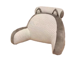 Almofada Lombar Cabeceira Sofa Almofada de Cama Forma de Gato Algodão Pp Pelúcia 40x60cm | S/MARCA