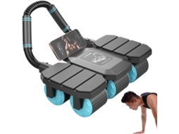 Roda Abdominal Automática com Rebote, 8 Apoios para os Cotovelos, Exercícios em Casa, Rebote Treinamento do
