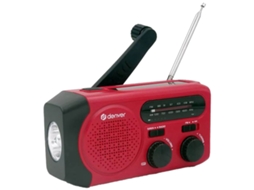 Rádio AQUAFORGE com lanterna, manivela, energia solar, bateria de 10000mah, am/fm, alarme sos
