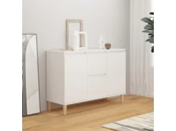 Vidaxl Aparador 101x35x70 Cm Derivados De Madeira Branco