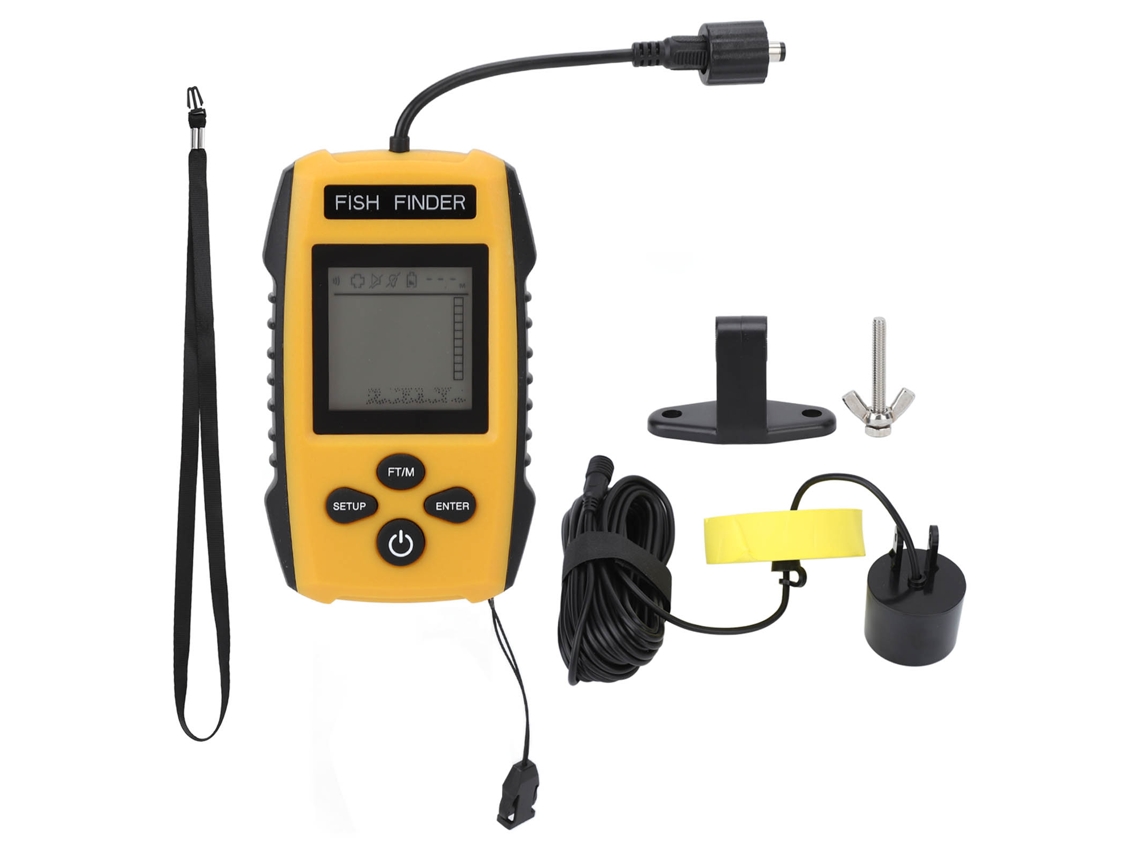 Detector De Profundidade De Peixe Portátil Com Lcd