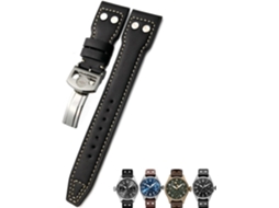 Pulseira de couro de 19 Mm 20 de alta qualidade fácil nylon confortável flexível resistente durável desgaste 20 Mm | S/MARCA