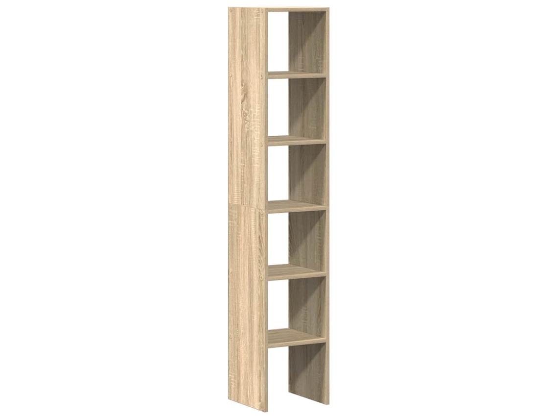 Bookcase, Bookcases Vidaxl Marrom Madeira Processada (n/a)