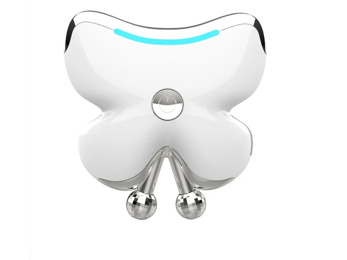Guaxá Facial Microcorrente Ferramenta Massageadora Facial Ferramenta Massageadora Facial Massageador Facial Branco E Prata Yizhood