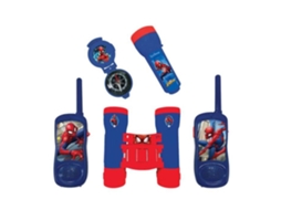 Kit de Aventureiro Walkie talkie com Alcance de 120m, Binóculos, Lanterna e Bússola AQUAFORGE