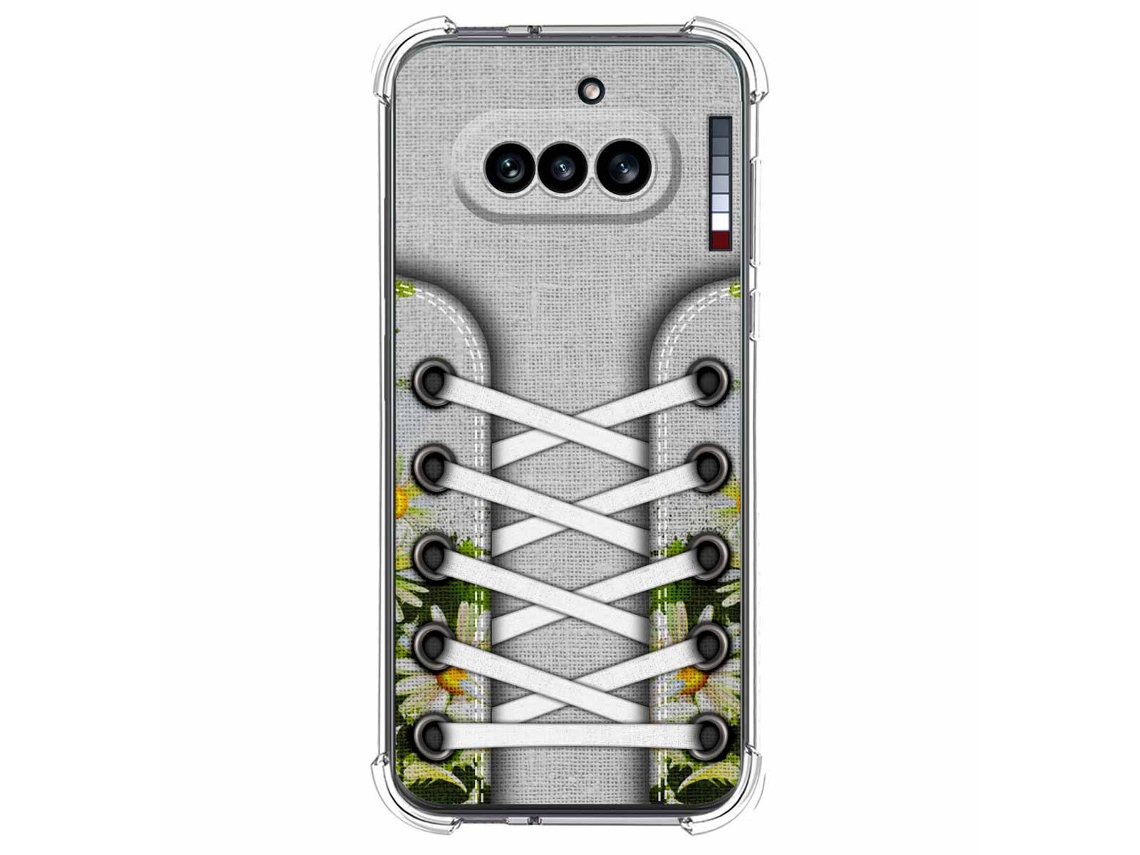 Capa Tumundosmartphone De Silicone À Prova De Choque Para Nothing Phone 4a 5g Estampa De Tênis 8 Desenhos
