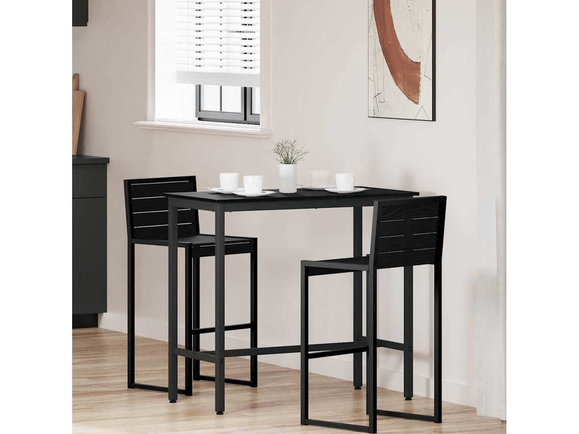 Vidaxl Mesa Carvalho Preto 100 X 50 X 90,5 Cm